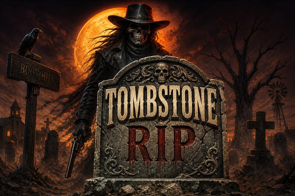 Tombstone RIP at Fonbet